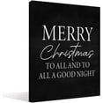 thumbnail image 1 of Koesnbre Christmas Wall Art,Black Winter Wall Print Decor Christmas Decoration,Merry Christmas Canvas Wall Art,Wall Print Gifts for Home Living Room Bedroom 11×14 Inch, 1 of 6