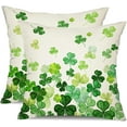 thumbnail image 1 of Koesnbre St Patricks Day Pillow Covers 20x20 Happy St Patricks Day Lucky Clovers Decor for Throw Pillows Covers St Patricks Day Pillow Covers Decor Couch Living Room 73B, 1 of 7