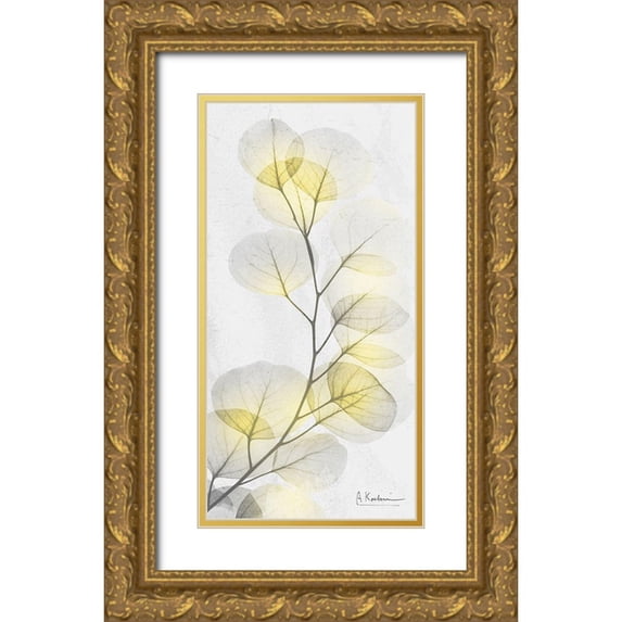 Koetsier, Albert 11x18 Gold Ornate Wood Framed with Double Matting Museum Art Print Titled - Eucalyptus Sunshine 1
