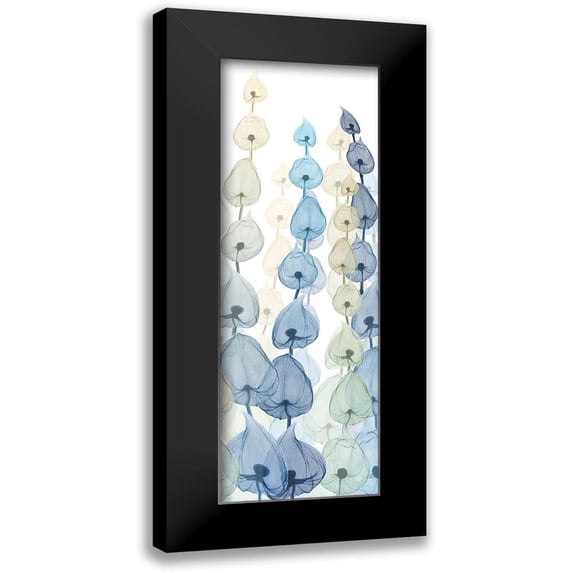 Koetsier, Albert 11x24 Black Modern Framed Museum Art Print Titled - Lanterns On White 3
