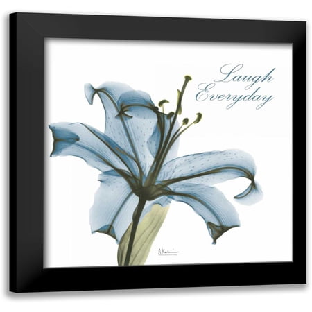 Koetsier, Albert 12x12 Black Modern Framed Museum Art Print Titled - Laugh Everday Lily A36