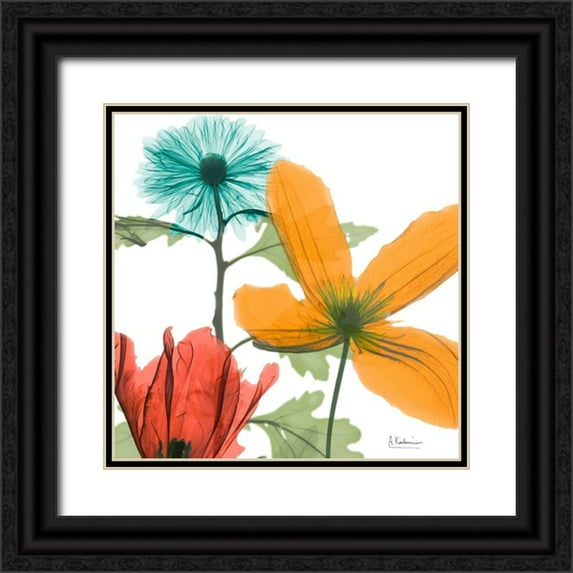 Koetsier, Albert 12x12 Black Ornate Wood Framed with Double Matting Museum Art Print Titled - Inspired Bunch 2