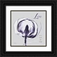 thumbnail image 1 of Koetsier, Albert 12x12 Black Ornate Wood Framed with Double Matting Museum Art Print Titled - Plum Magnolia Live, 1 of 4