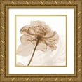 thumbnail image 1 of Koetsier, Albert 12x12 Gold Ornate Wood Framed with Double Matting Museum Art Print Titled - Mocha Rose, 1 of 4
