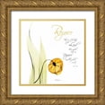 thumbnail image 1 of Koetsier, Albert 12x12 Gold Ornate Wood Framed with Double Matting Museum Art Print Titled - Sandersonia Day H51, 1 of 4