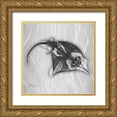 thumbnail image 1 of Koetsier, Albert 12x12 Gold Ornate Wood Framed with Double Matting Museum Art Print Titled - Skate Vision 1, 1 of 4