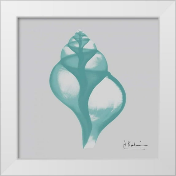 Koetsier, Albert 12x12 White Modern Wood Framed Museum Art Print Titled - Aquifer Tulip Shell