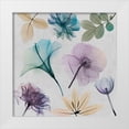 thumbnail image 1 of Koetsier, Albert 12x12 White Modern Wood Framed Museum Art Print Titled - Floral Collage 2, 1 of 4