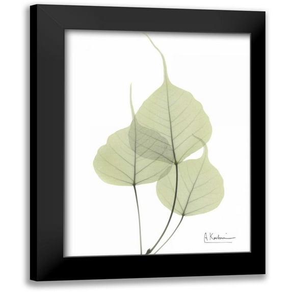 Koetsier, Albert 12x14 Black Modern Framed Museum Art Print Titled - Bo Tree in Pale Green