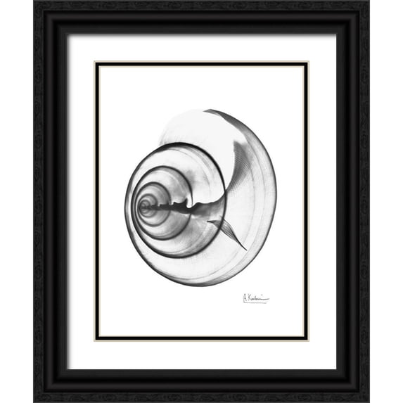 Koetsier, Albert 12x14 Black Ornate Wood Framed with Double Matting Museum Art Print Titled - Crystal 4
