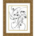 thumbnail image 1 of Koetsier, Albert 12x14 Gold Ornate Wood Framed with Double Matting Museum Art Print Titled - Clausewitch Center Of Gravity, 1 of 4