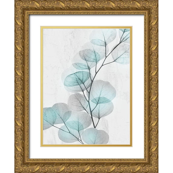 Koetsier, Albert 12x14 Gold Ornate Wood Framed with Double Matting Museum Art Print Titled - Eucalyptus Glow 4