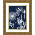 thumbnail image 1 of Koetsier, Albert 12x14 Gold Ornate Wood Framed with Double Matting Museum Art Print Titled - Navy Flora 1, 1 of 4