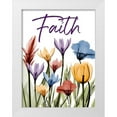 thumbnail image 1 of Koetsier, Albert 12x14 White Modern Wood Framed Museum Art Print Titled - Faithful Flowerscape, 1 of 4