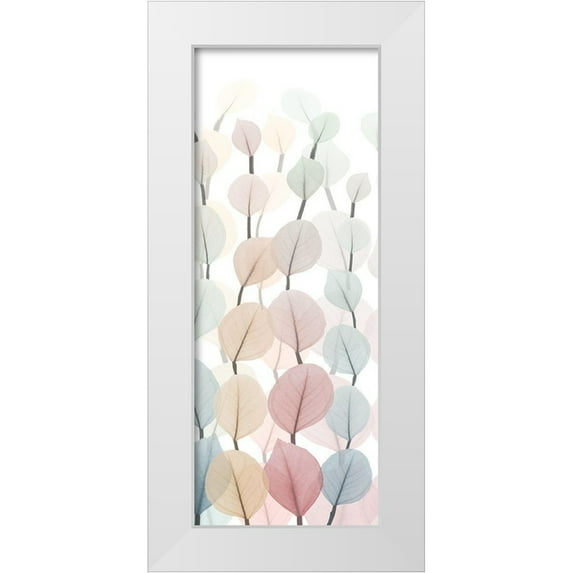 Koetsier, Albert 12x24 White Modern Wood Framed Museum Art Print Titled - Sprouting Hues 1