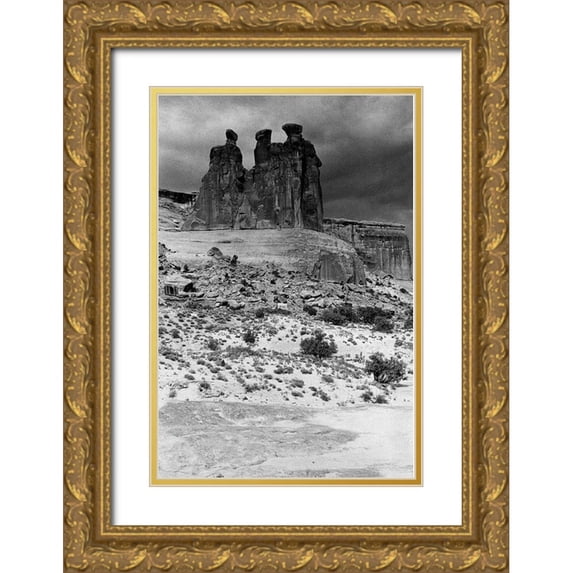 Koetsier, Albert 13x18 Gold Ornate Wood Framed with Double Matting Museum Art Print Titled - Majestic Beings 2