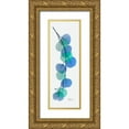 thumbnail image 1 of Koetsier, Albert 13x32 Gold Ornate Wood Framed with Double Matting Museum Art Print Titled - Malificent Azure 2, 1 of 4