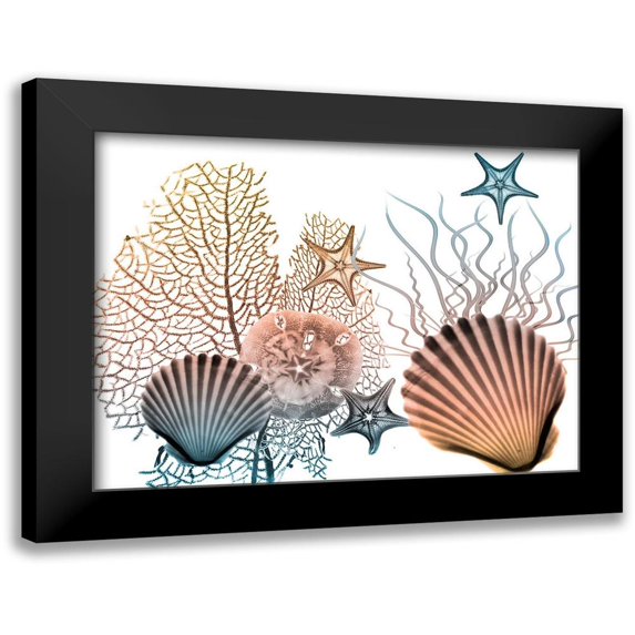 Koetsier, Albert 14x12 Black Modern Framed Museum Art Print Titled - Sea Collective 2