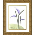 thumbnail image 1 of Koetsier, Albert 14x18 Gold Ornate Wood Framed with Double Matting Museum Art Print Titled - Flamingo Plant in Full Bloom, 1 of 4