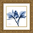 thumbnail image 1 of Koetsier, Albert 15x15 Gold Ornate Wood Framed with Double Matting Museum Art Print Titled - Indigo Orchid, 1 of 4