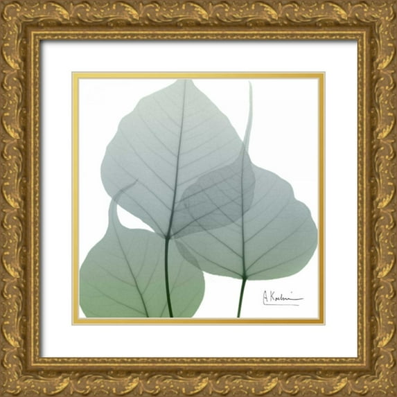 Koetsier, Albert 15x15 Gold Ornate Wood Framed with Double Matting Museum Art Print Titled - Rainy Bo Tree