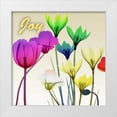 thumbnail image 1 of Koetsier, Albert 15x15 White Modern Wood Framed Museum Art Print Titled - Floral Calm Pop Joy, 1 of 4
