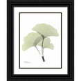 thumbnail image 1 of Koetsier, Albert 15x18 Black Ornate Wood Framed with Double Matting Museum Art Print Titled - Gingko in Pale Green 2, 1 of 4