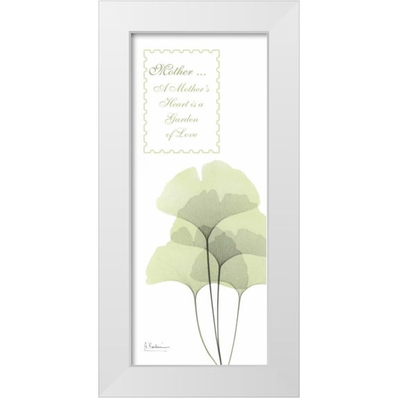 Koetsier, Albert 15x32 White Modern Wood Framed Museum Art Print Titled - Ginkgo - Mother