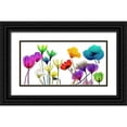 thumbnail image 1 of Koetsier, Albert 18x11 Black Ornate Wood Framed with Double Matting Museum Art Print Titled - Floral Calm Pop, 1 of 4