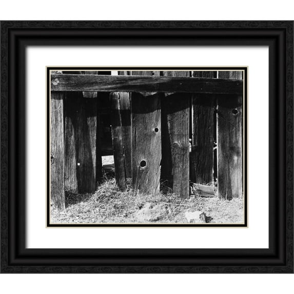 Koetsier, Albert 18x15 Black Ornate Wood Framed with Double Matting Museum Art Print Titled - Bodi Fence