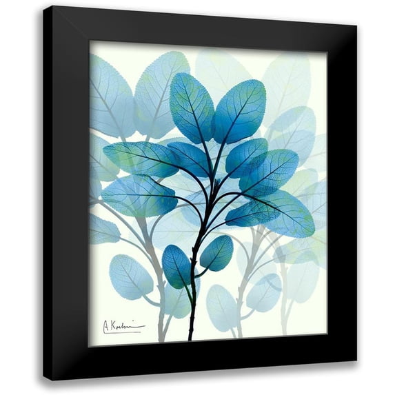 Koetsier, Albert 19x24 Black Modern Framed Museum Art Print Titled - Focused Azure 1