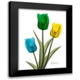 thumbnail image 1 of Koetsier, Albert 19x24 Black Modern Framed Museum Art Print Titled - Jeweled Tulip Trio 2, 1 of 5