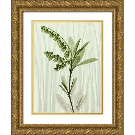 Koetsier, Albert 19x24 Gold Ornate Wood Framed with Double Matting Museum Art Print Titled - Radiant Greens 1