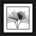 thumbnail image 1 of Koetsier, Albert 20x20 Black Ornate Wood Framed with Double Matting Museum Art Print Titled - Inverted Ginko 5, 1 of 4