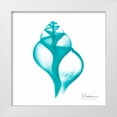 thumbnail image 1 of Koetsier, Albert 20x20 White Modern Wood Framed Museum Art Print Titled - Turquoise Tulip Shell, 1 of 4