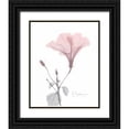 thumbnail image 1 of Koetsier, Albert 20x24 Black Ornate Wood Framed with Double Matting Museum Art Print Titled - Hibiscus B49 Pink, 1 of 4