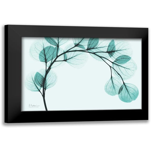 Koetsier, Albert 24x17 Black Modern Framed Museum Art Print Titled - Teal Eucalyptus