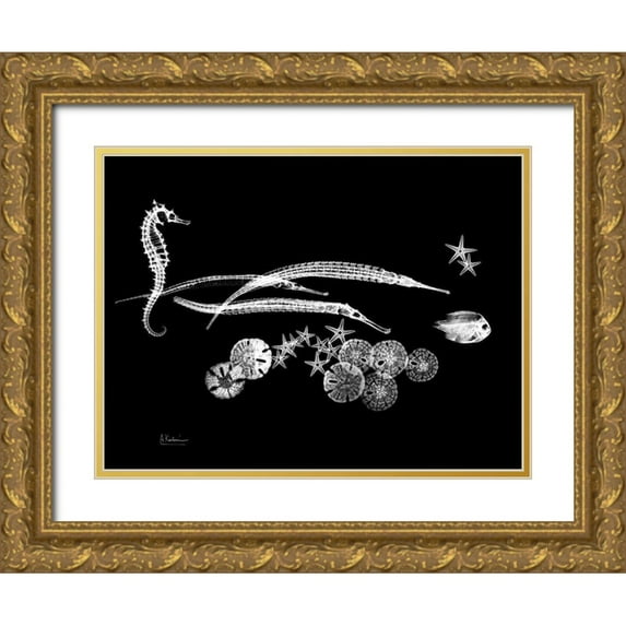 Koetsier, Albert 24x19 Gold Ornate Wood Framed with Double Matting Museum Art Print Titled - Horse Race