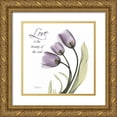 thumbnail image 1 of Koetsier, Albert 26x26 Gold Ornate Wood Framed with Double Matting Museum Art Print Titled - Love is the beauty, 1 of 4