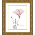 thumbnail image 1 of Koetsier, Albert 26x31 Gold Ornate Wood Framed with Double Matting Museum Art Print Titled - Hibiscus B49 Pink, 1 of 4