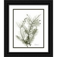 thumbnail image 1 of Koetsier, Albert 26x32 Black Ornate Wood Framed with Double Matting Museum Art Print Titled - Evergreen in Green, 1 of 4