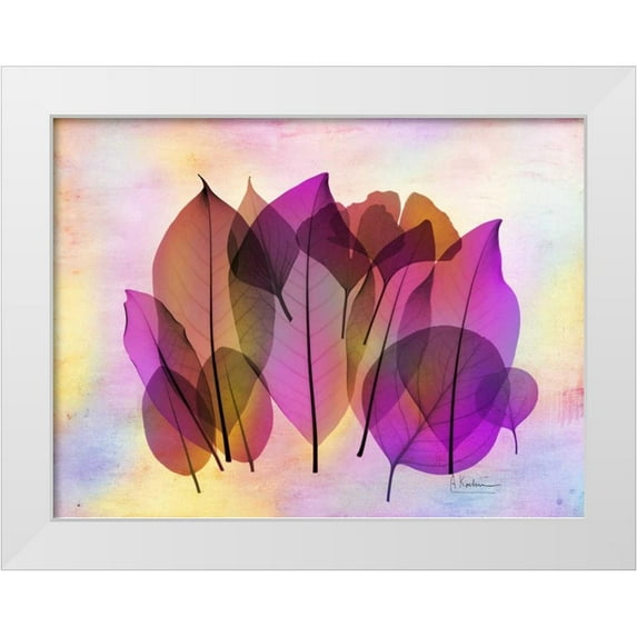 Koetsier, Albert 32x25 White Modern Wood Framed Museum Art Print Titled - Retroluxed Compostion 2