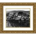 thumbnail image 1 of Koetsier, Albert 32x26 Gold Ornate Wood Framed with Double Matting Museum Art Print Titled - Bodi Wagon, 1 of 4
