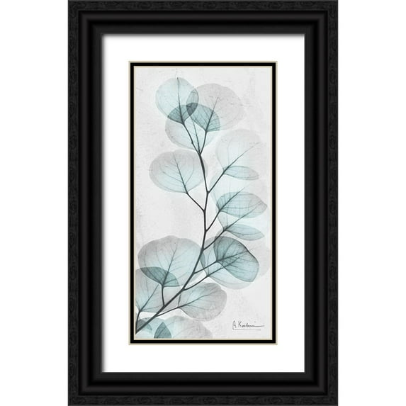 Koetsier, Albert 9x14 Black Ornate Wood Framed with Double Matting Museum Art Print Titled - Eucalyptus Glow 1
