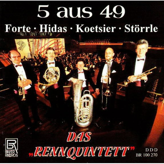 Koetsier / Renn Quintet - 5 Aus 49 - Music & Performance - CD