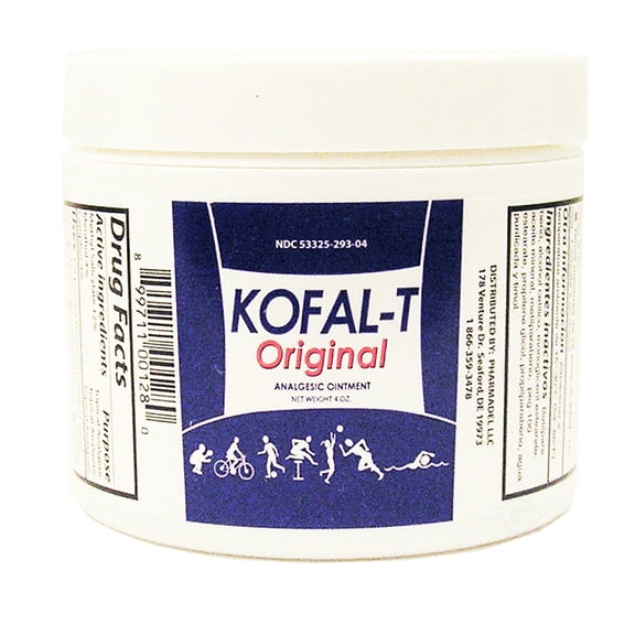 Kofal T Original Blue Analgesic 4 oz - Analgesico Azul