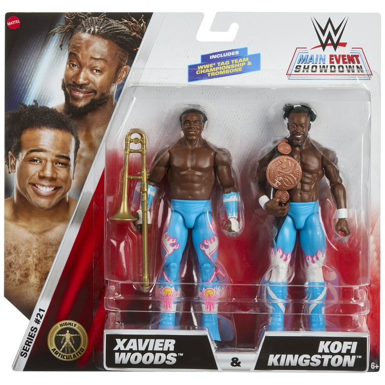 Kofi Kingston & Xavier Woods (New Day) - WWE Main Event 2-Packs 21