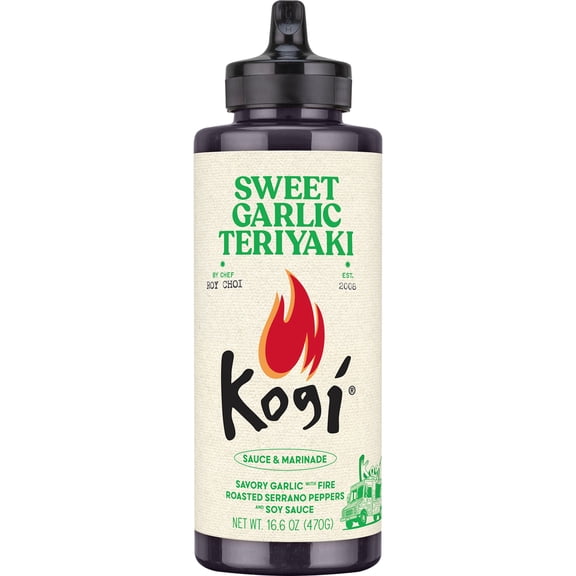 Kogi Sweet Garlic Teriyaki Sauce & Marinade 16.6 oz