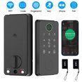 Kogiio Smart Lock Fingerprint Door latch Keyless Entry WiFi Door Lock