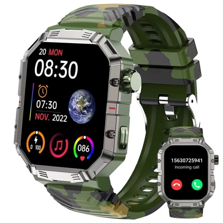Kogiio Smart Watch 1.85 inch Bluetooth for Android IOS